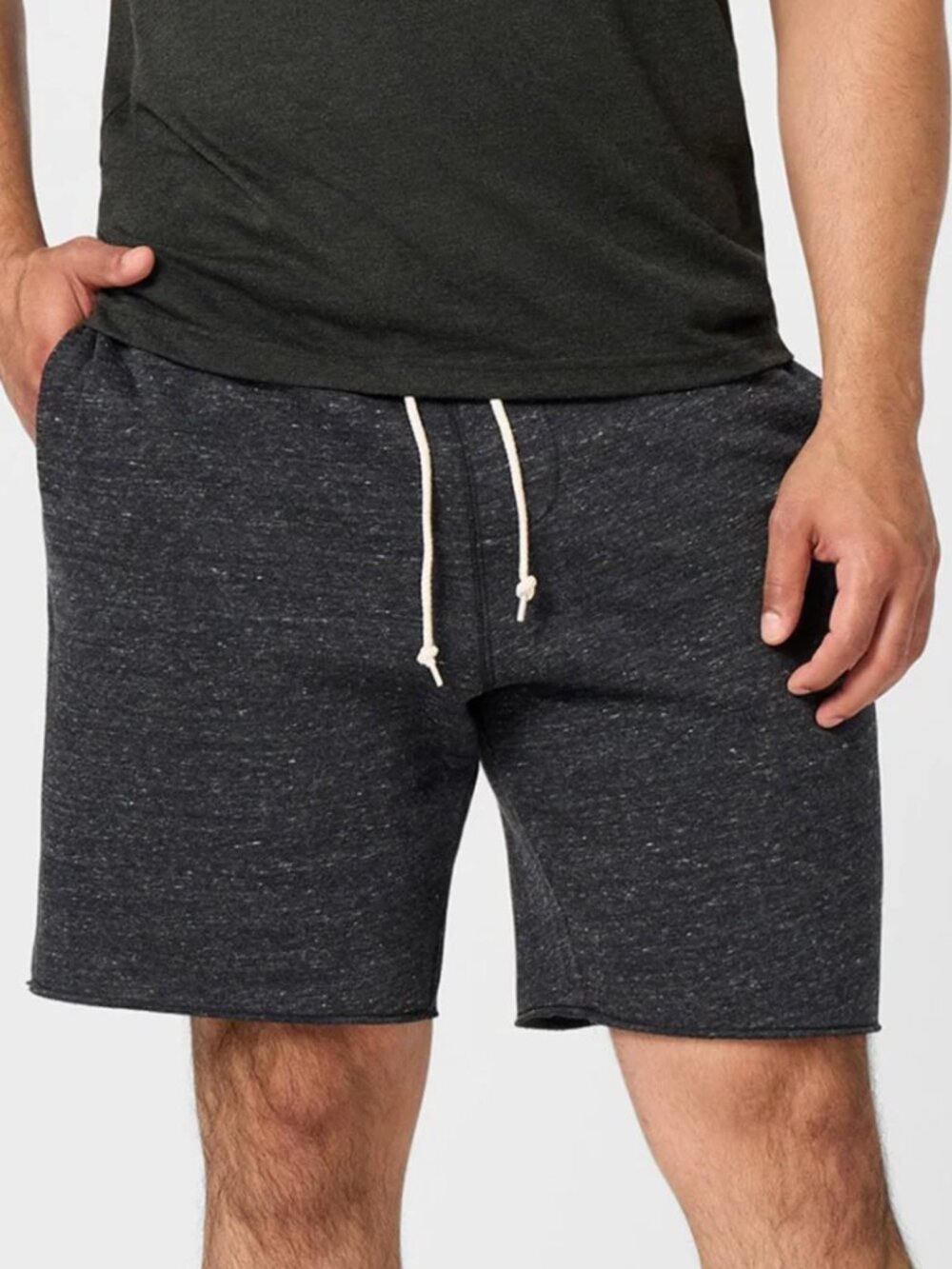 HOMAGE Go To Sweat Shorts Charcoal Gray with Red Logo, Men’s S, NWOT